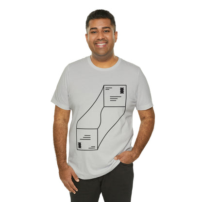 "abstract mail" - Short Sleeve Tee