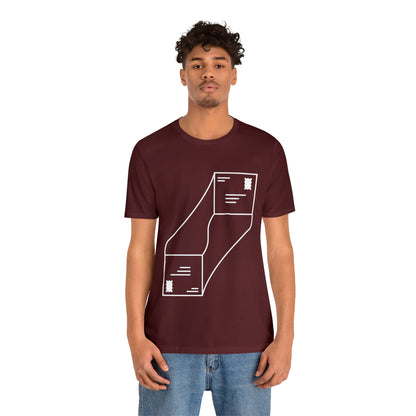 "abstract mail" - Short Sleeve Tee