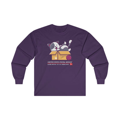 "Cat in the box" - Ultra Cotton Long Sleeve Tee