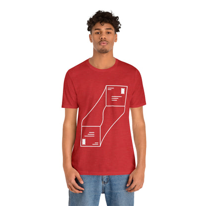 "abstract mail" - Short Sleeve Tee