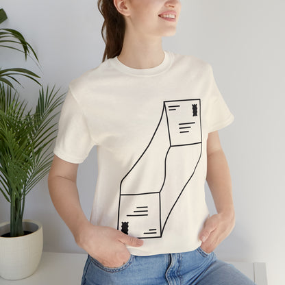 "abstract mail" - Short Sleeve Tee