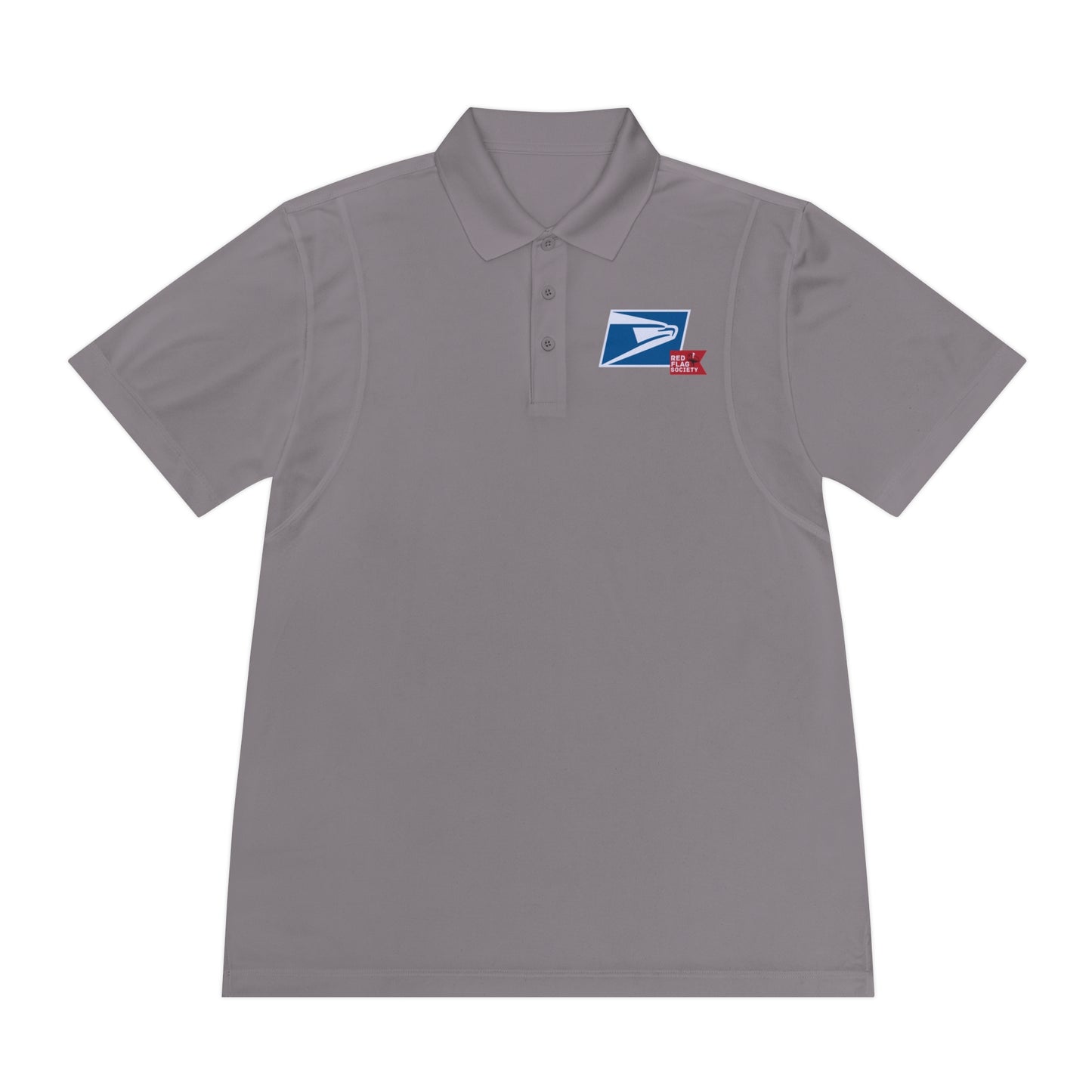 "Eagle with Our Flag" - Men's Sport Polo Shirt