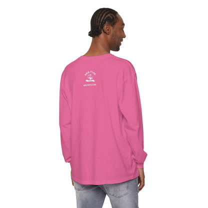 Cancer Awareness - Dyed Long Sleeve T-Shirt