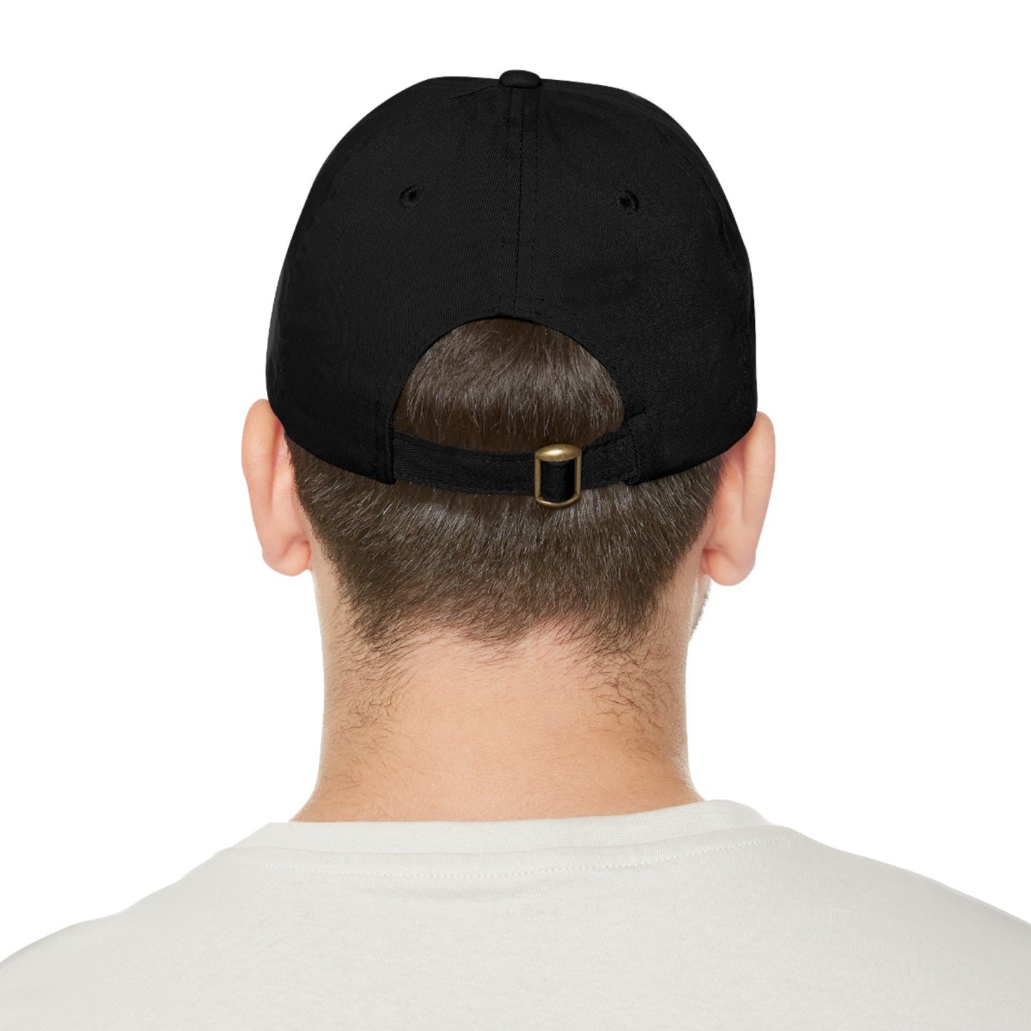 "Members" - Hat with Leather Patch (Round)