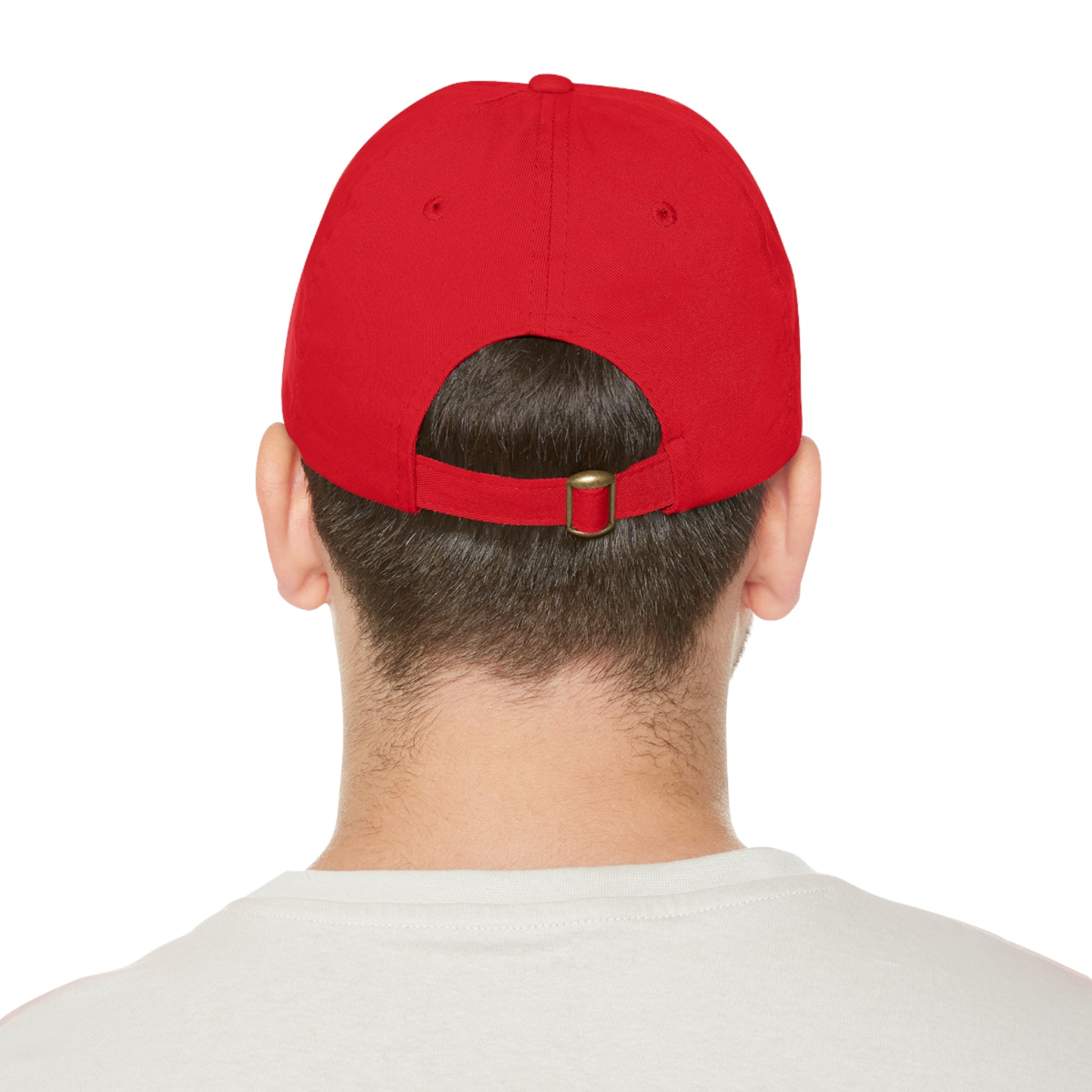 "Members" - Hat with Leather Patch (Round)