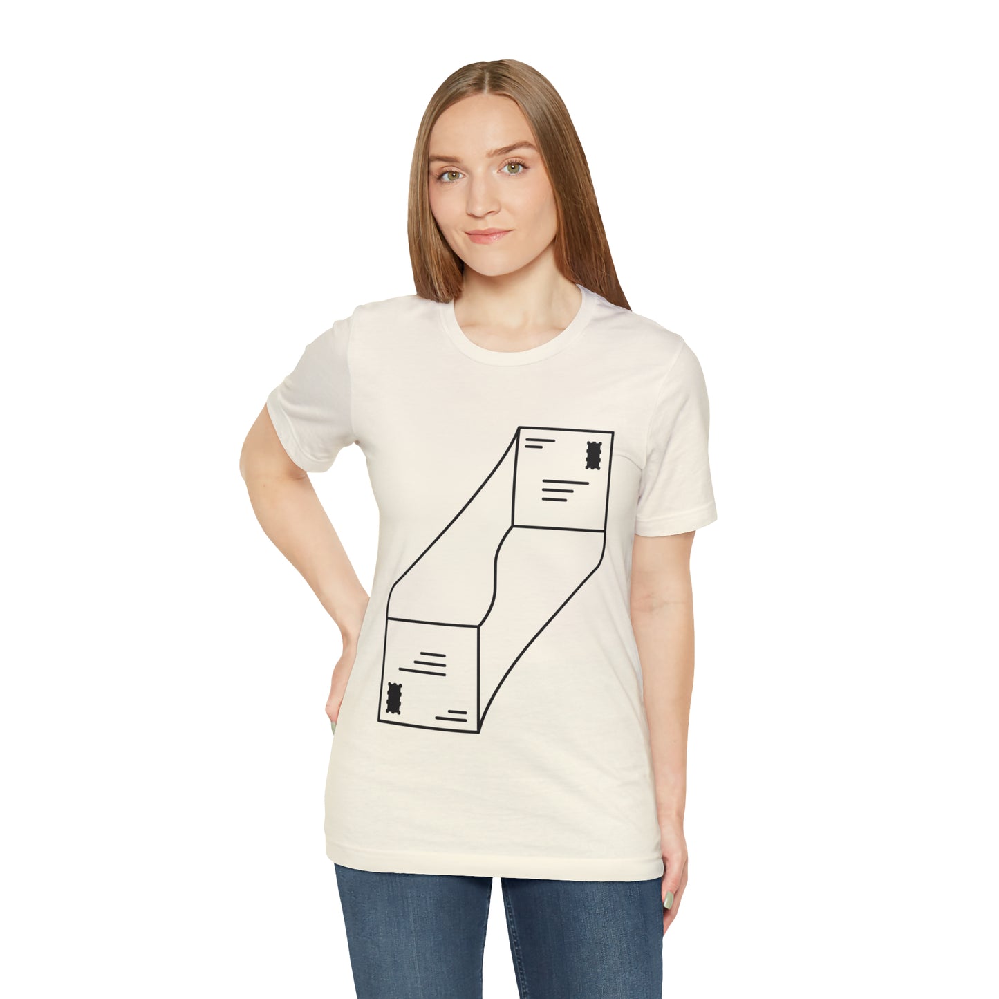 "abstract mail" - Short Sleeve Tee