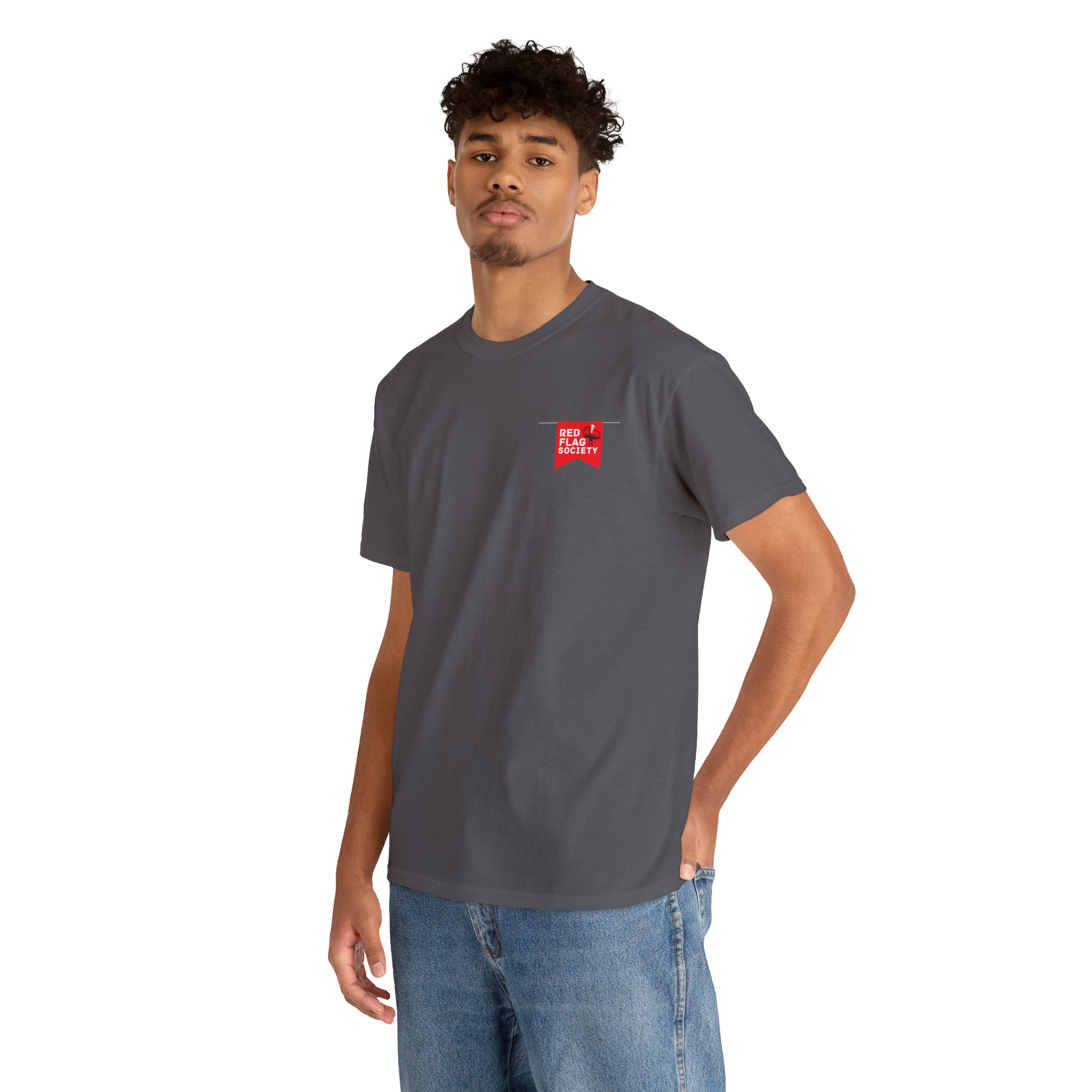 "USPS on the Back" - Heavy Cotton Tee