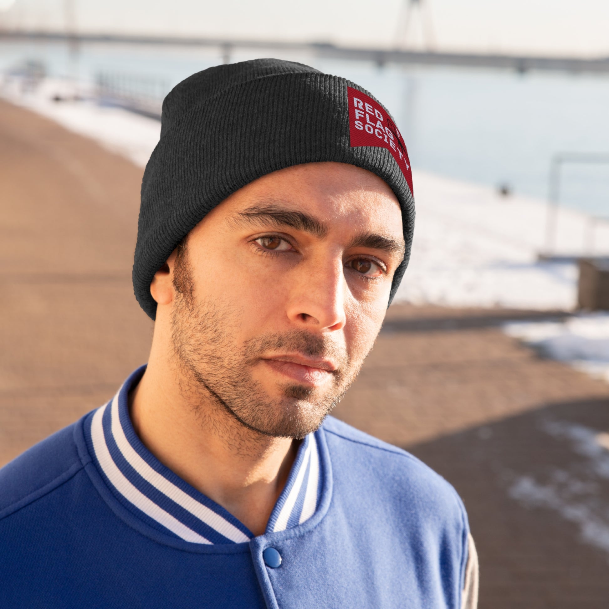 "Flag - logo" - Knit Beanie