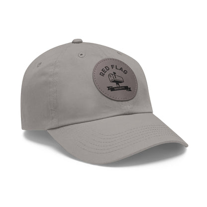 "Members" - Hat with Leather Patch (Round)