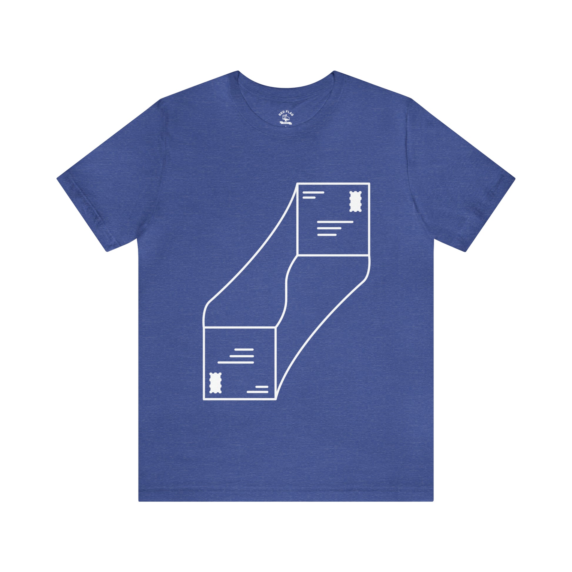 "abstract mail" - Short Sleeve Tee