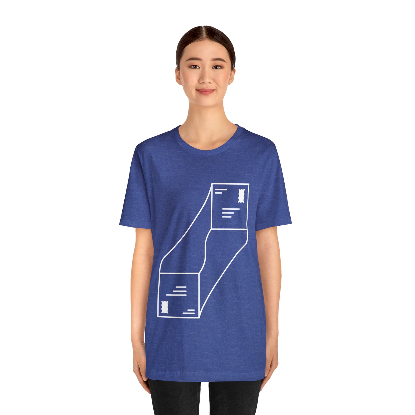 "abstract mail" - Short Sleeve Tee