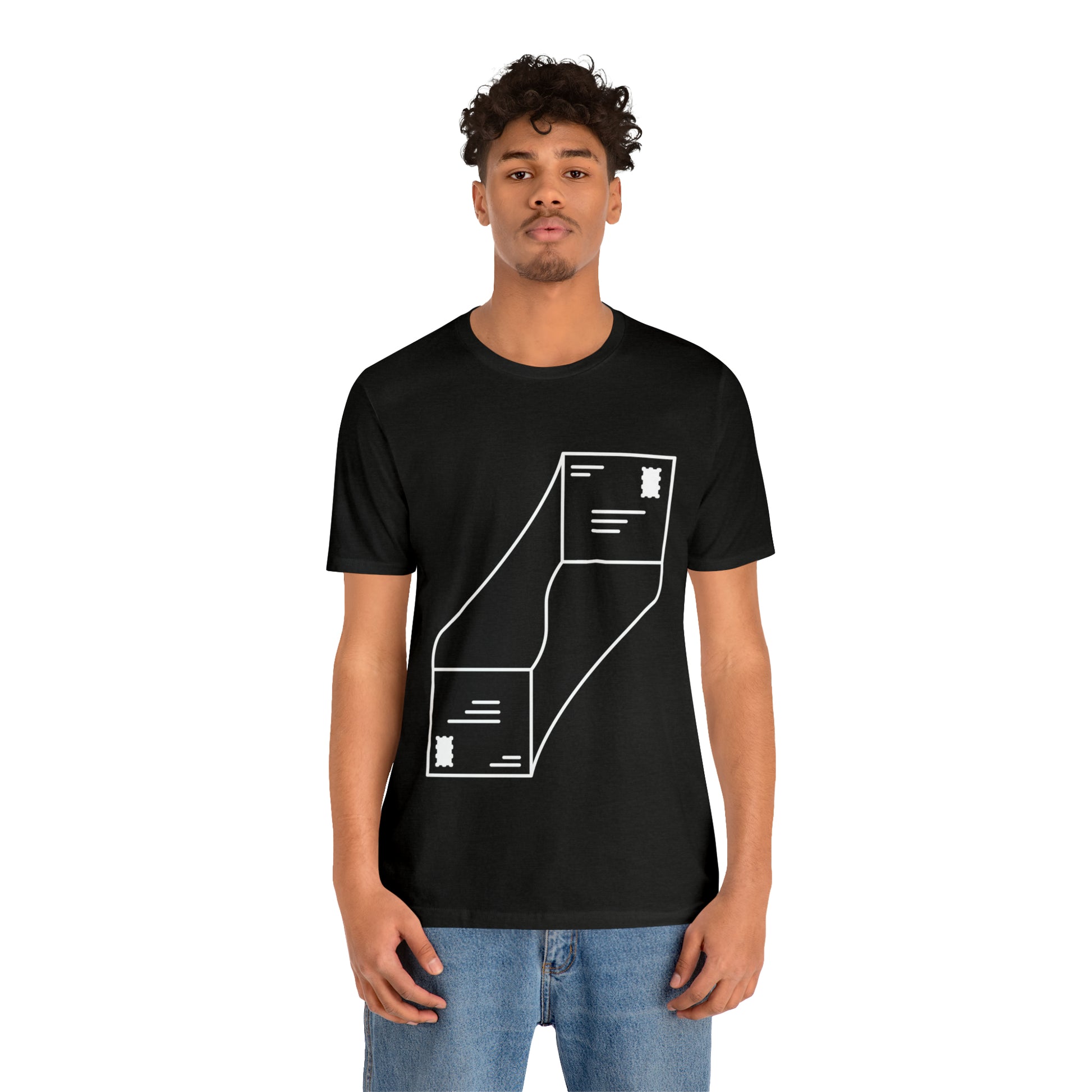 "abstract mail" - Short Sleeve Tee