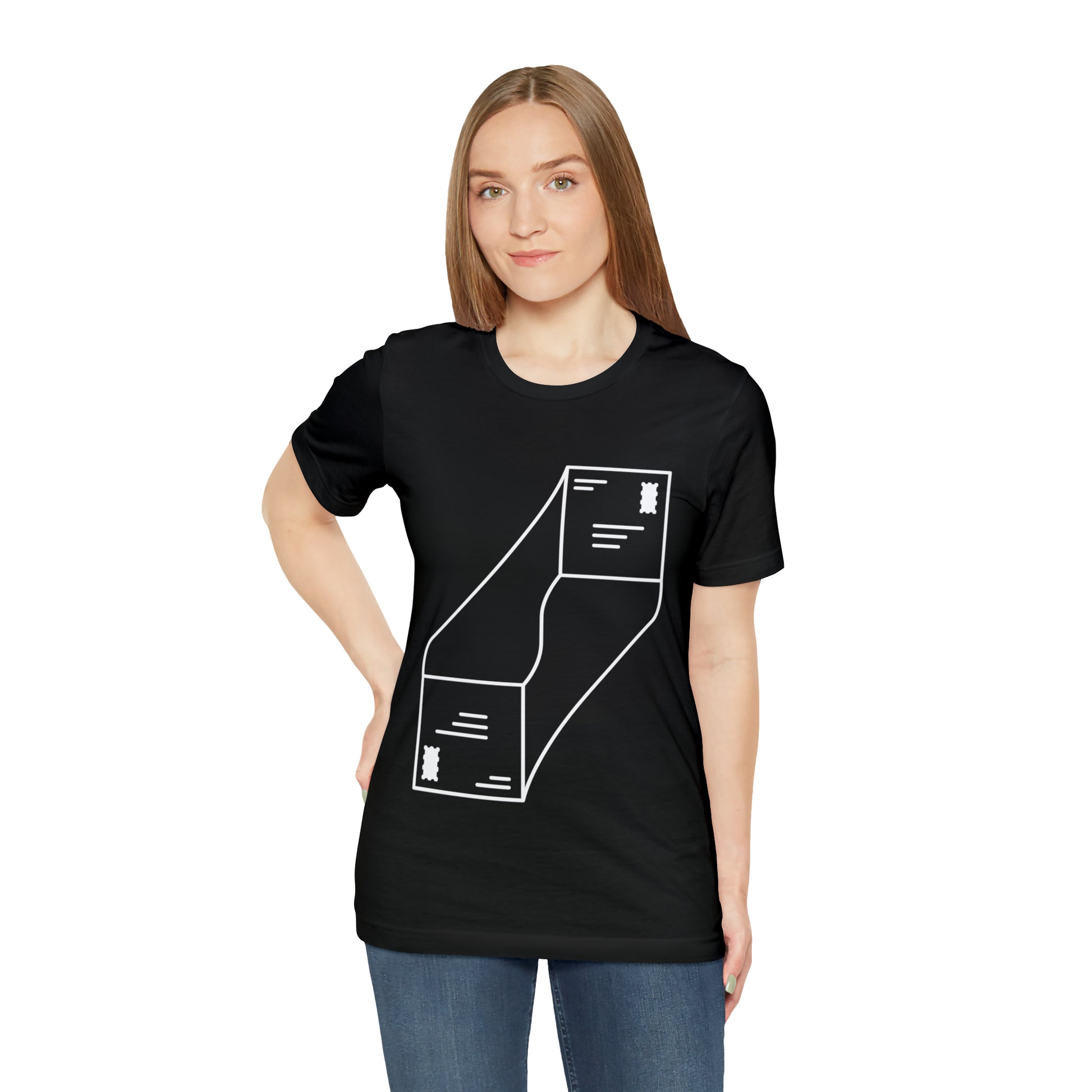 "abstract mail" - Short Sleeve Tee