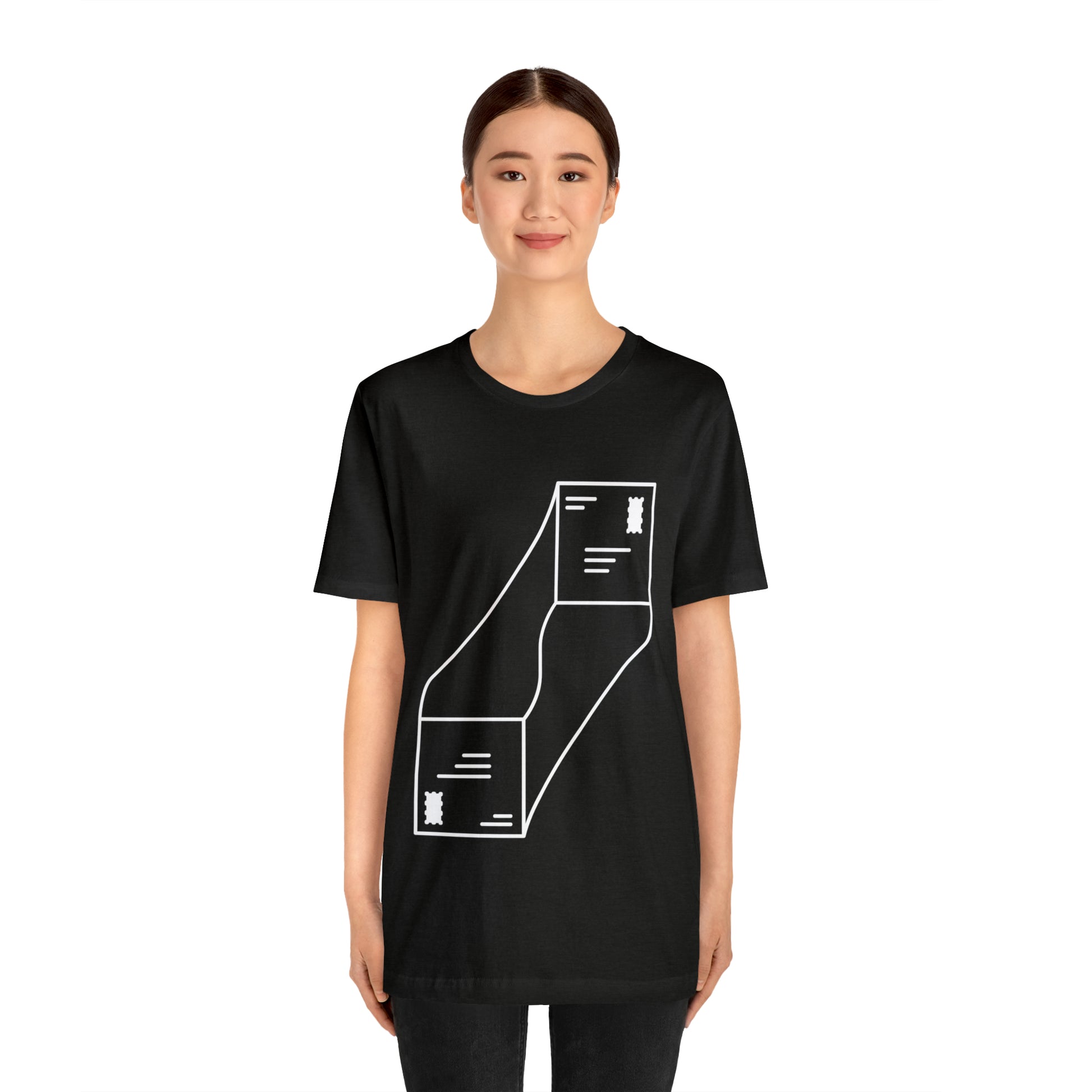 "abstract mail" - Short Sleeve Tee