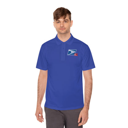 "Eagle with Our Flag" - Men's Sport Polo Shirt