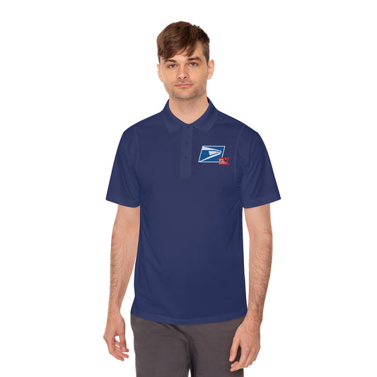 "Eagle with Our Flag" - Men's Sport Polo Shirt