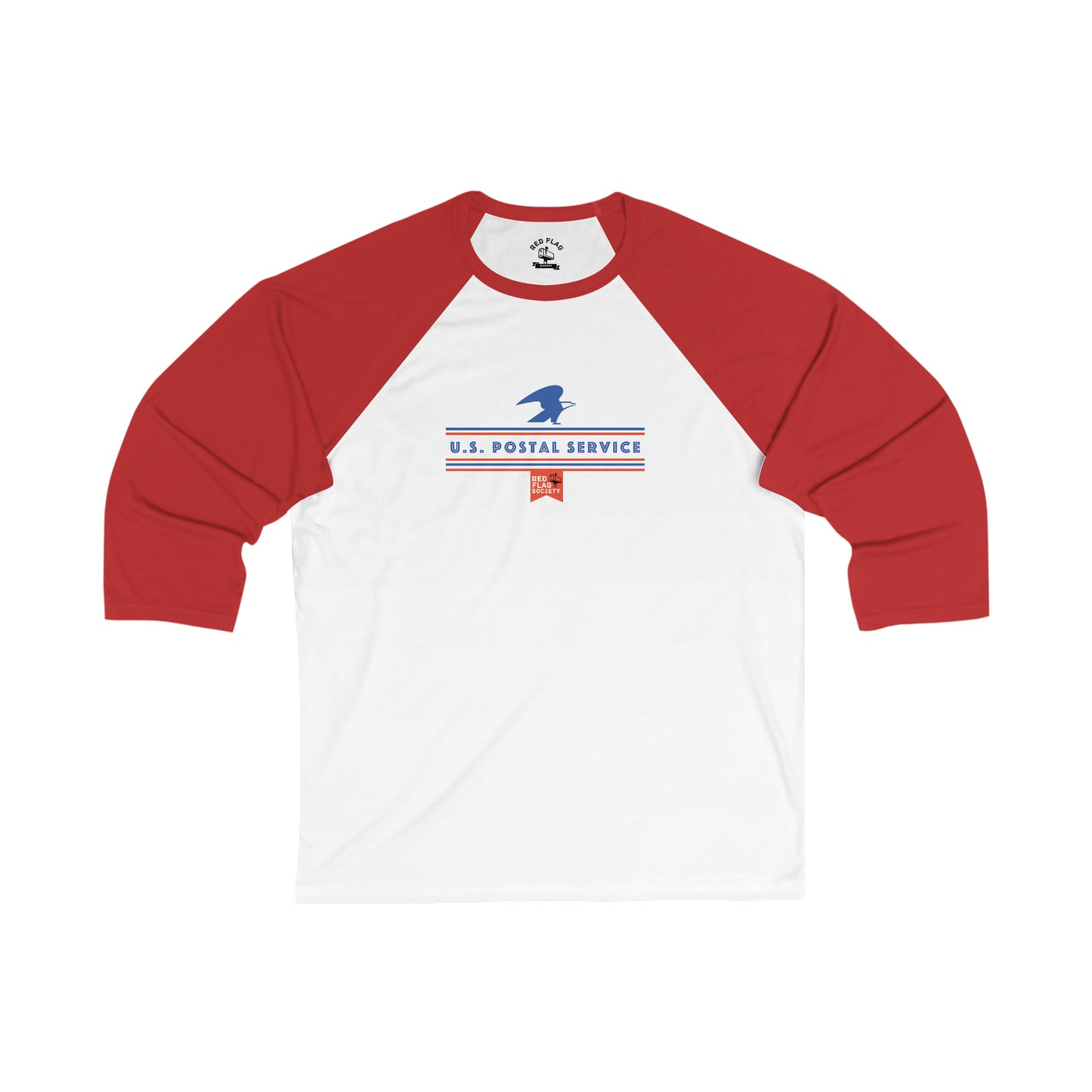 "Red and Blue" - 3\4 Sleeve Tee