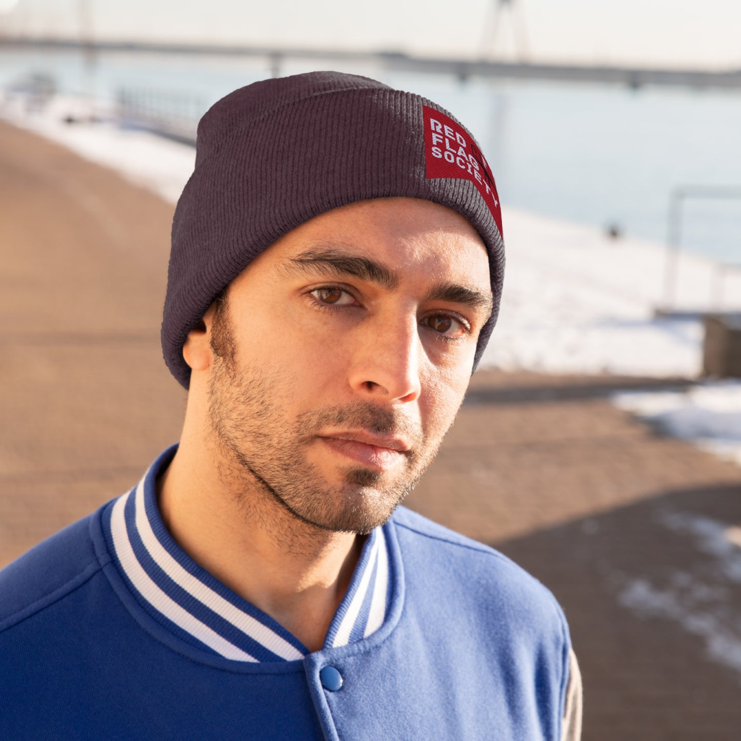 "Flag - logo" - Knit Beanie