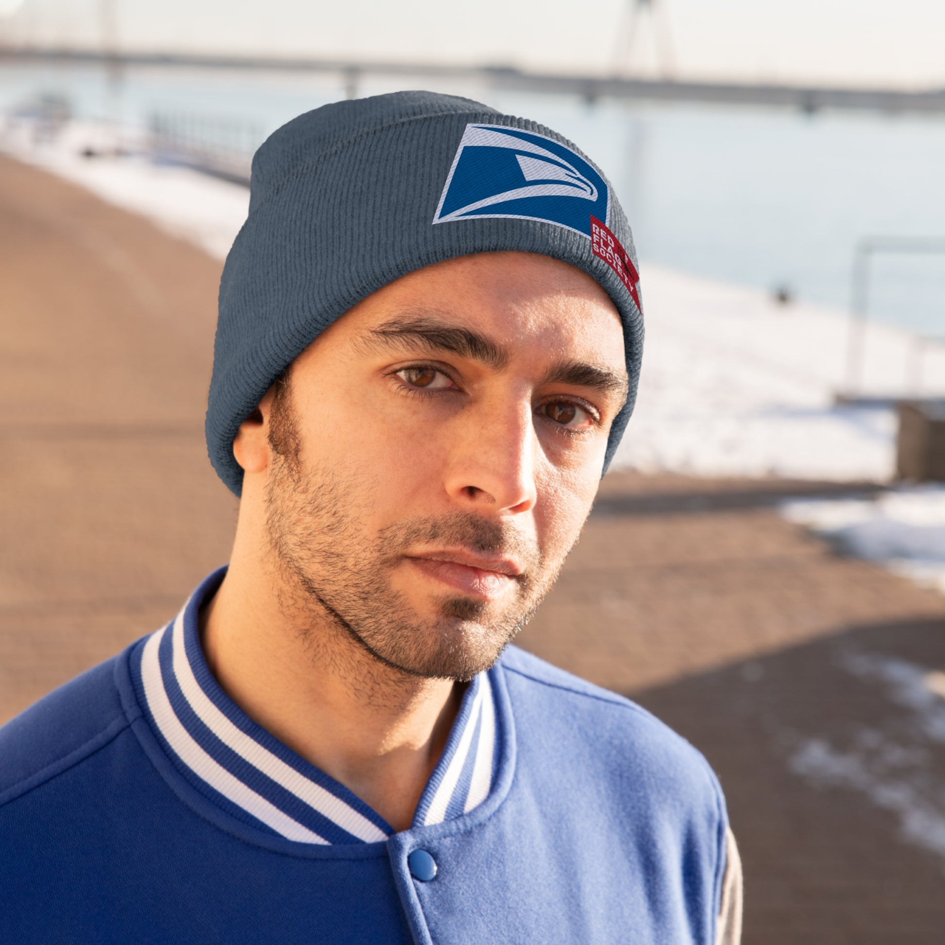 "USPS Eagle" - Knit Beanie