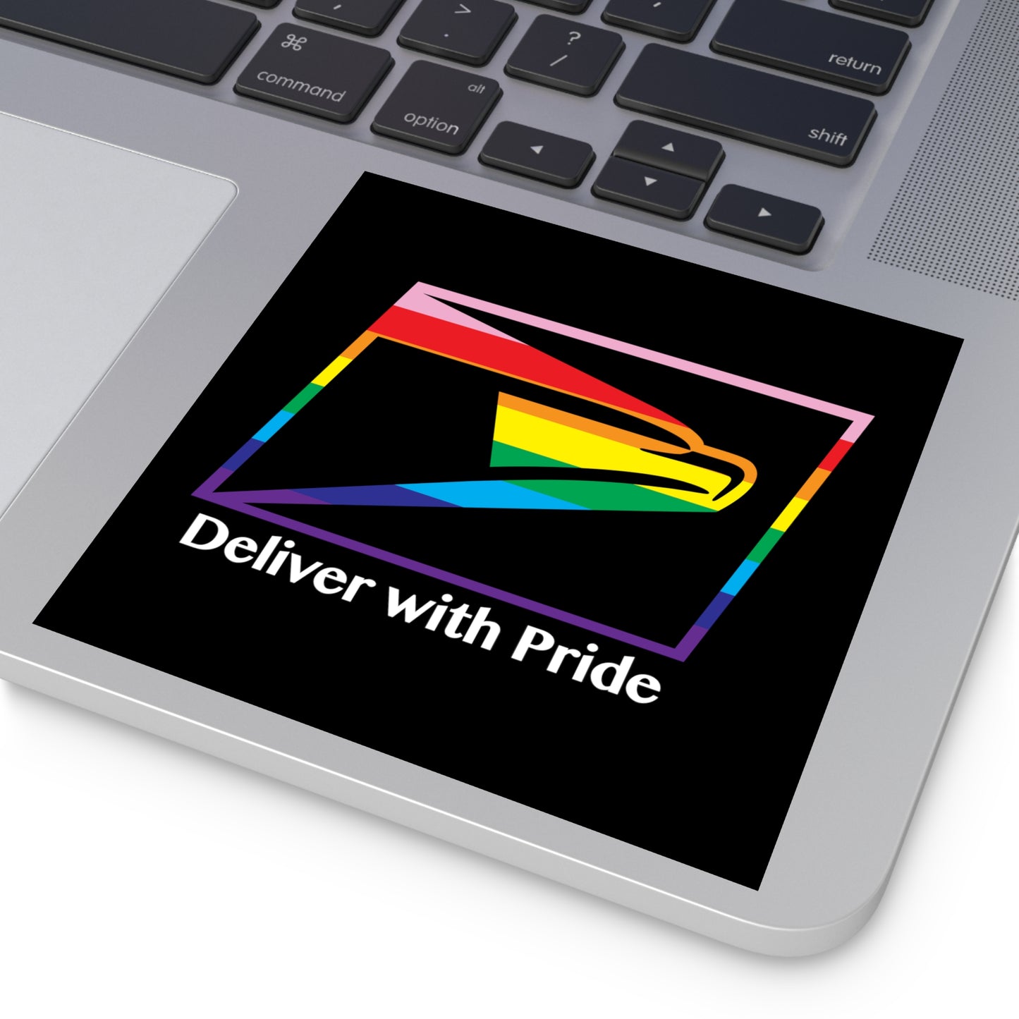 "With Pride" - Square Sticker, Indoor\Outdoor