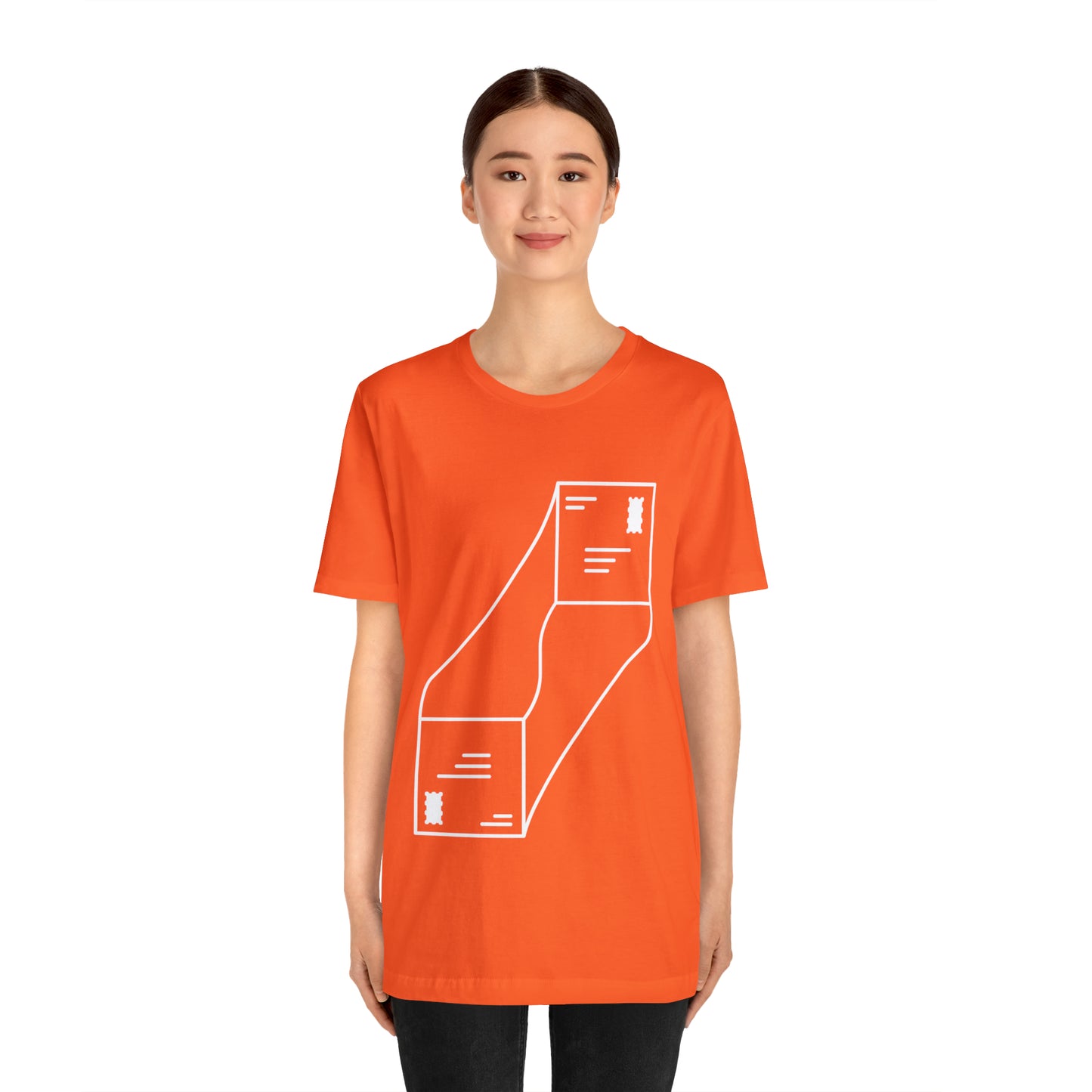 "abstract mail" - Short Sleeve Tee