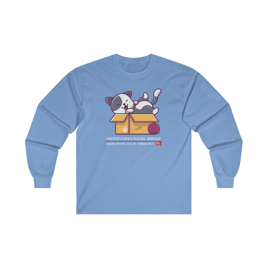 "Cat in the box" - Ultra Cotton Long Sleeve Tee