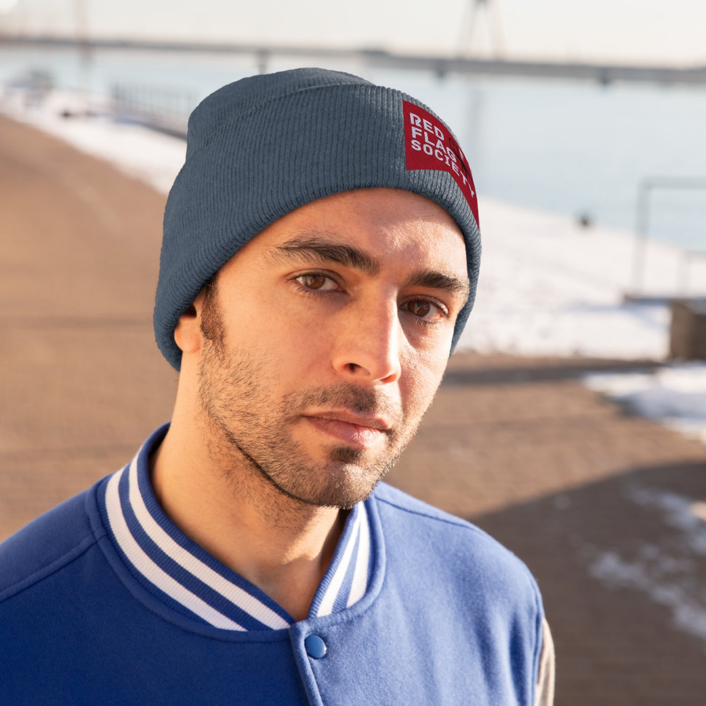 "Flag - logo" - Knit Beanie