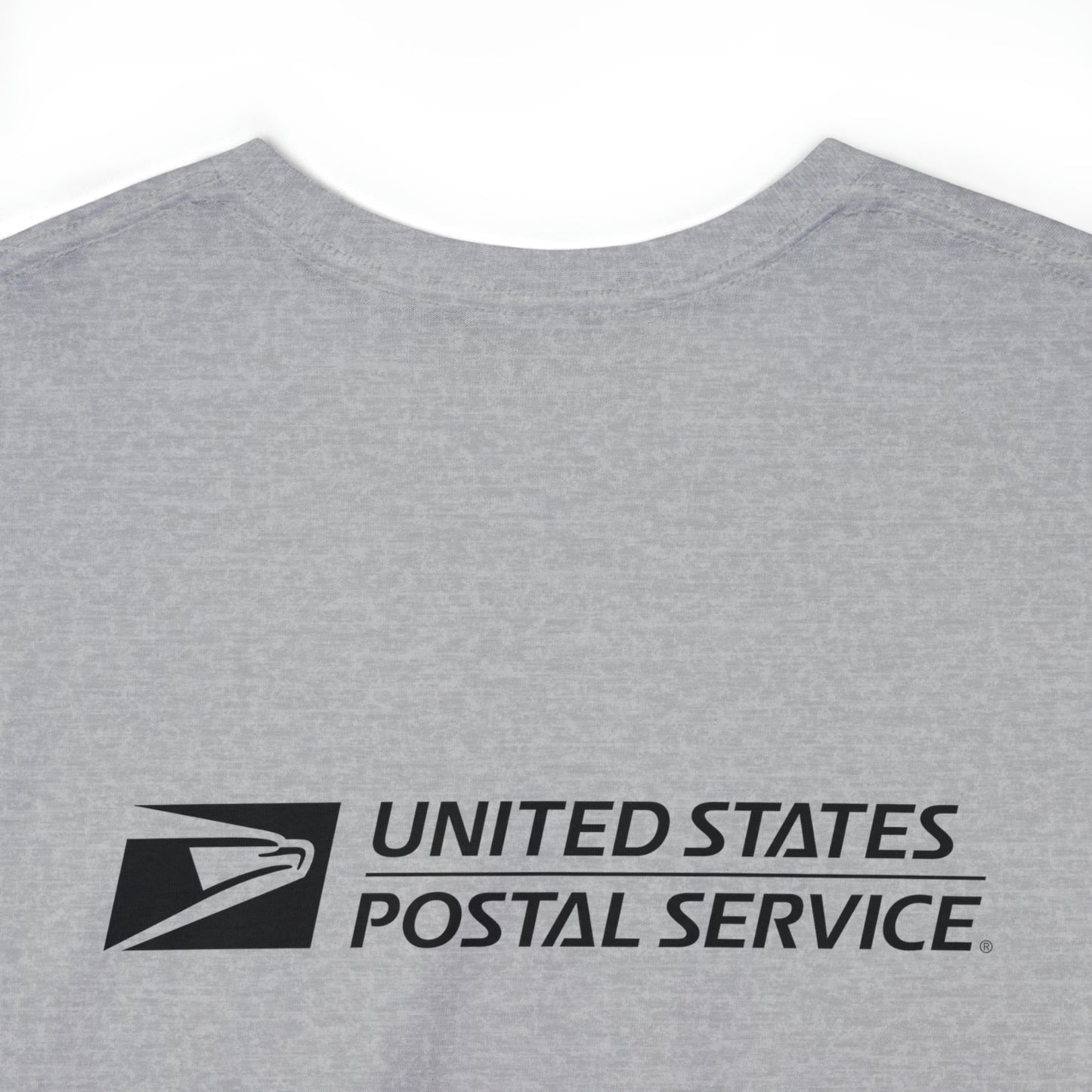 "USPS on the Back" - Heavy Cotton Tee