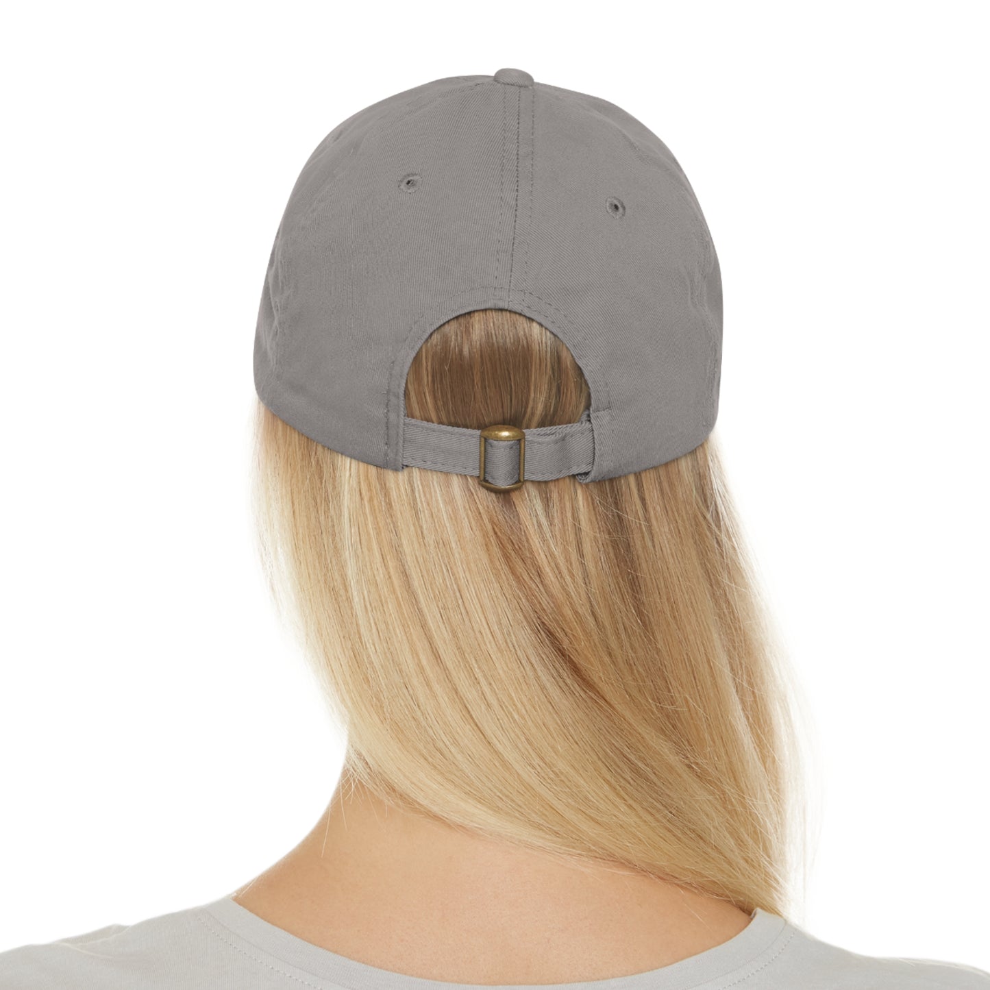 "Members" - Hat with Leather Patch (Round)