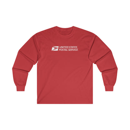 "USPS White" - Ultra Cotton Long Sleeve Tee