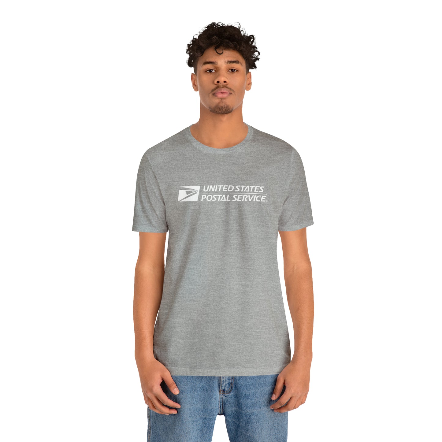 "USPS White" - Jersey Short Sleeve Tee