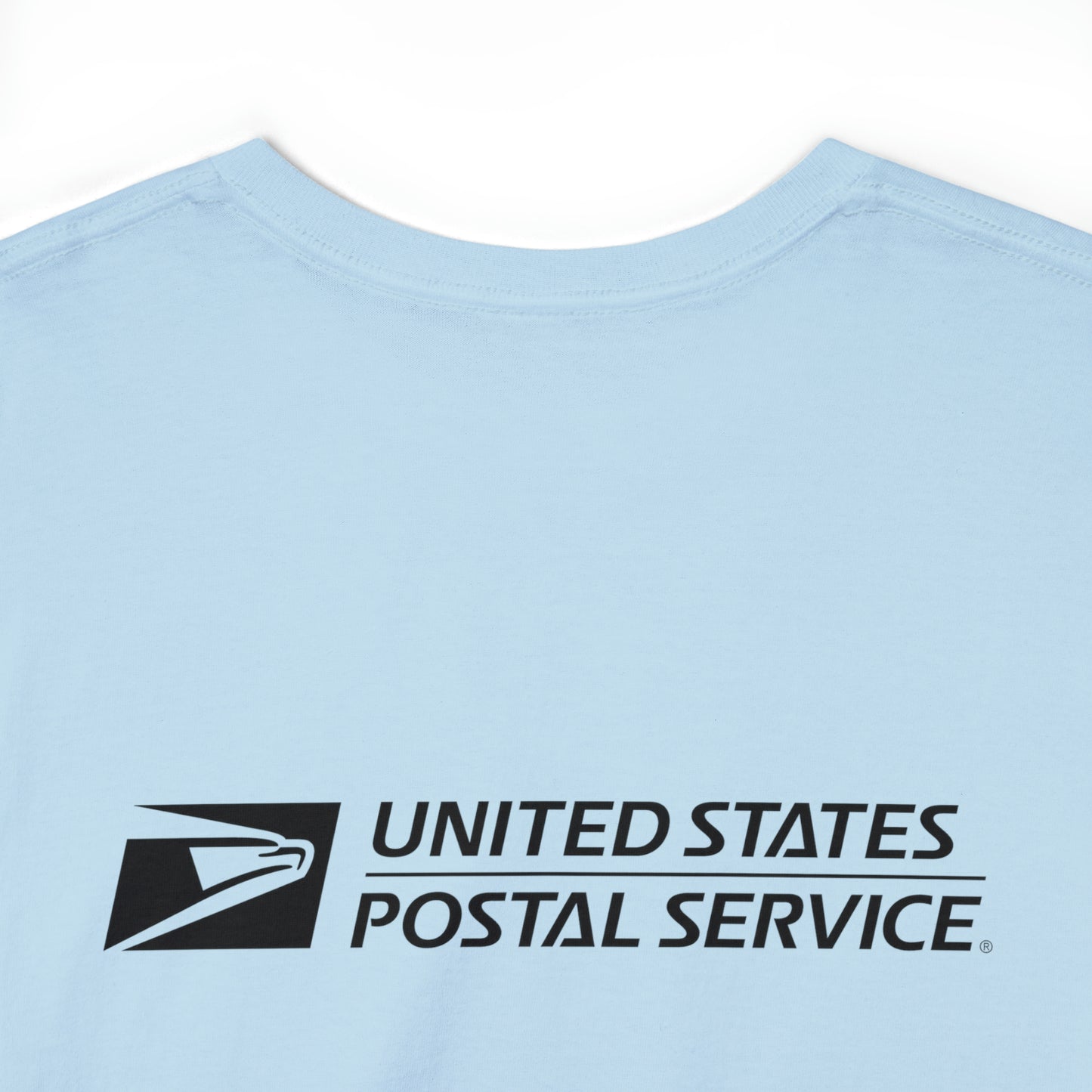 "USPS on the Back" - Heavy Cotton Tee