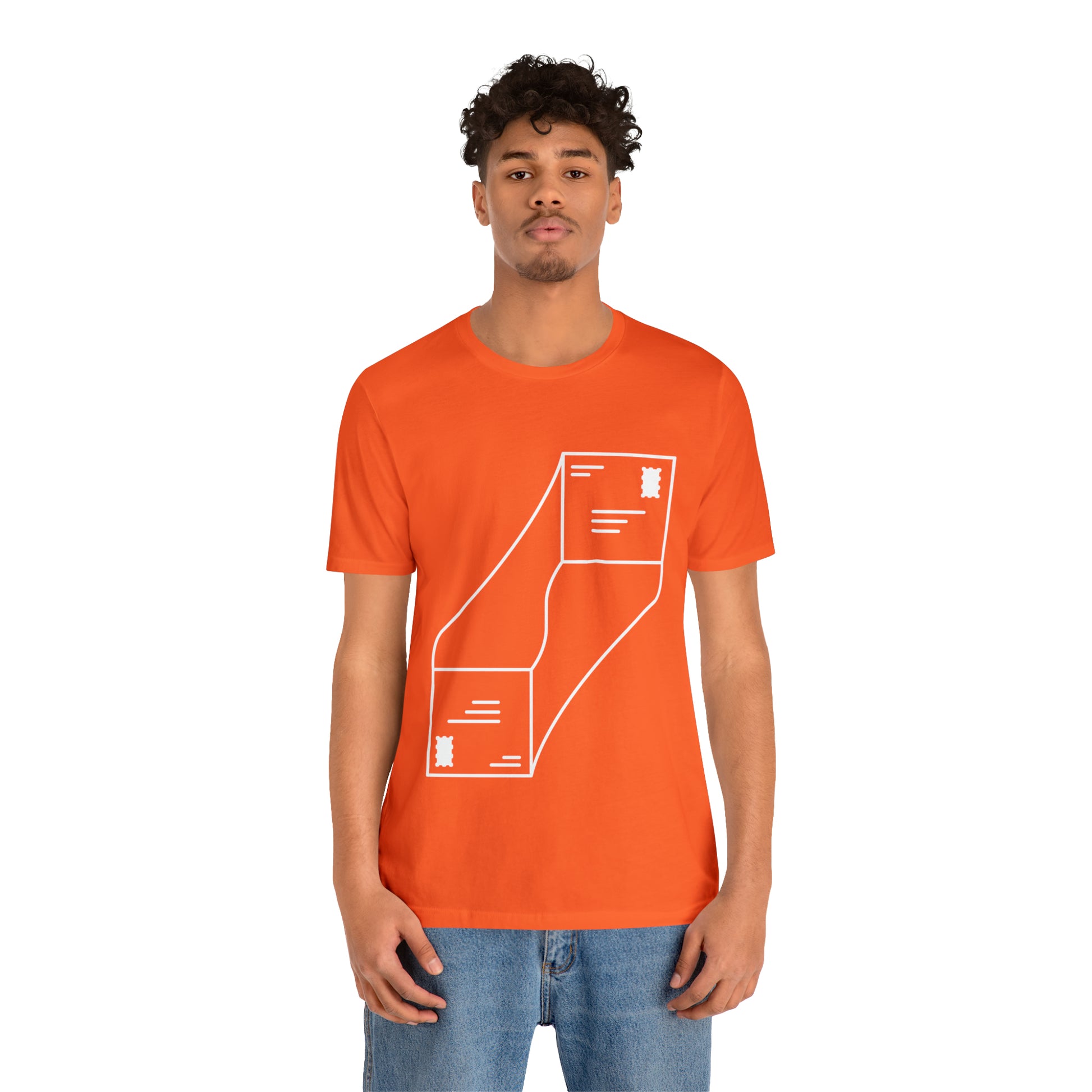 "abstract mail" - Short Sleeve Tee