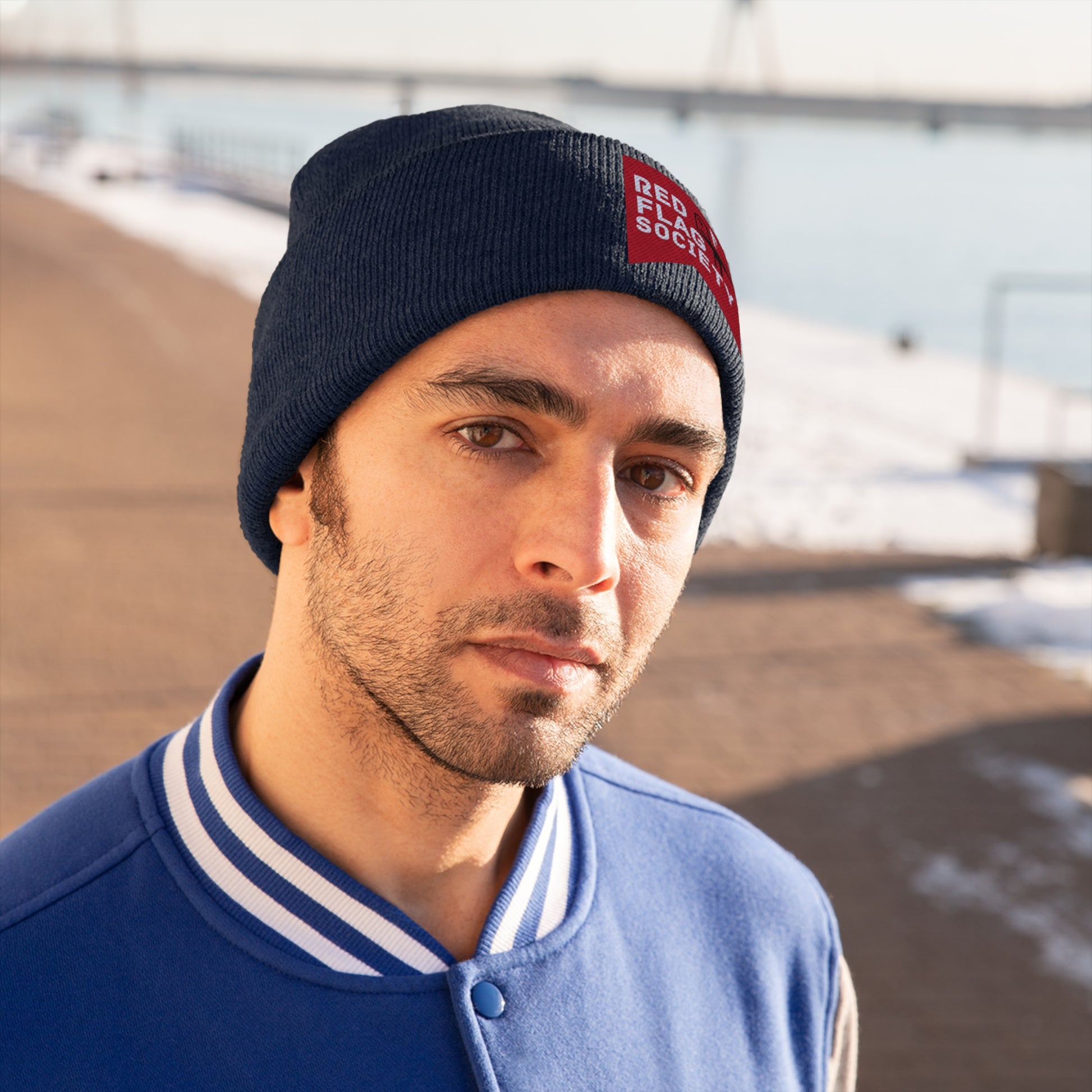 "Flag - logo" - Knit Beanie