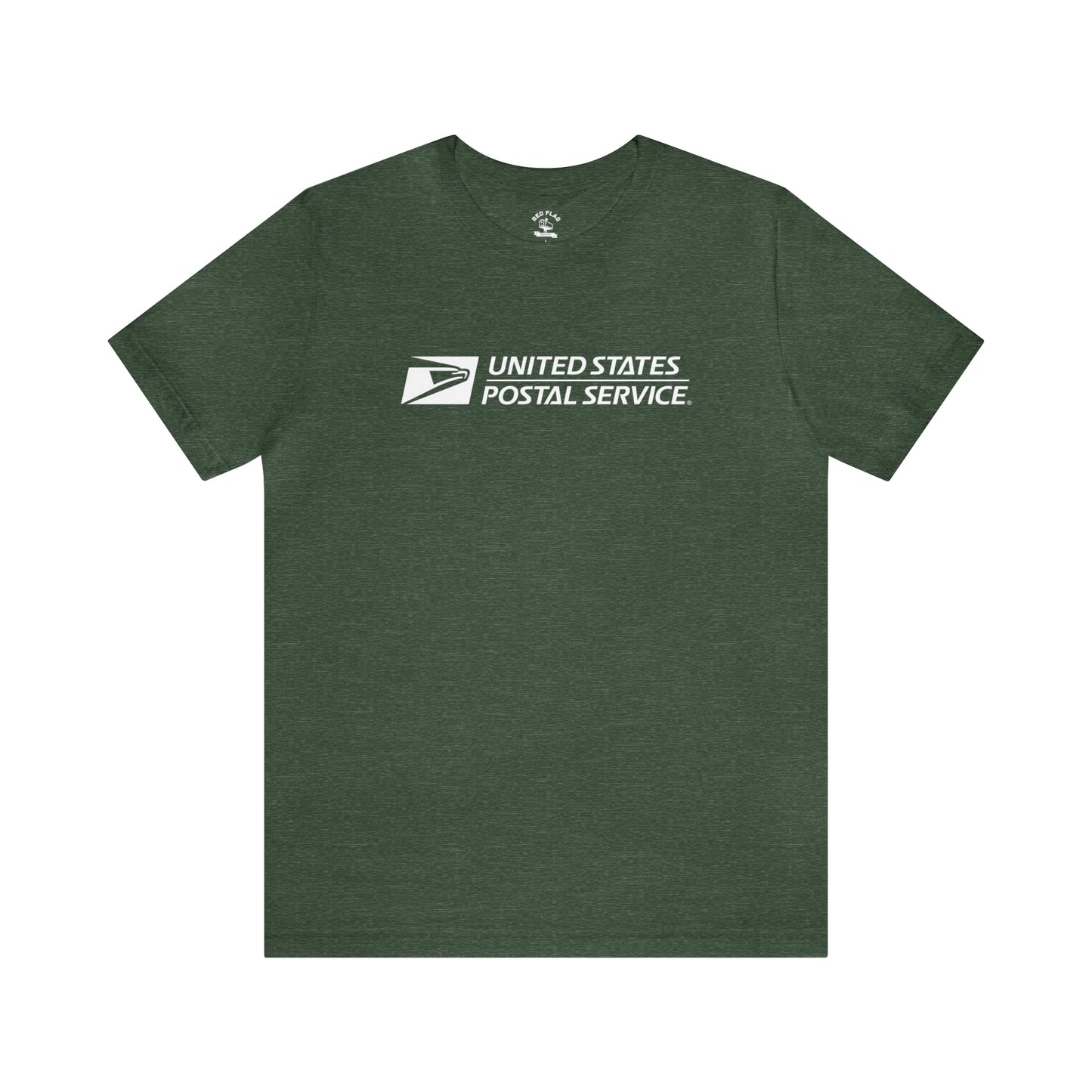 "USPS White" - Jersey Short Sleeve Tee