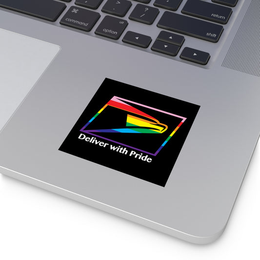 "With Pride" - Square Sticker, Indoor\Outdoor