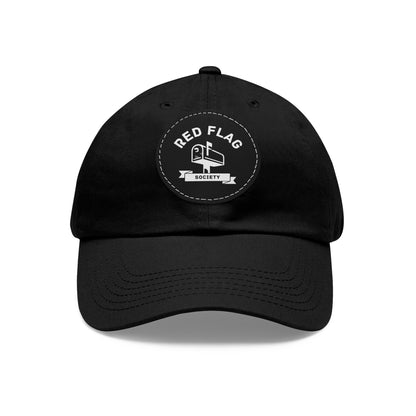 "Members" - Hat with Leather Patch (Round)