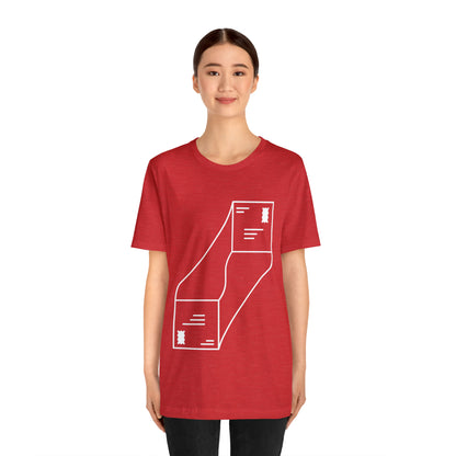 "abstract mail" - Short Sleeve Tee