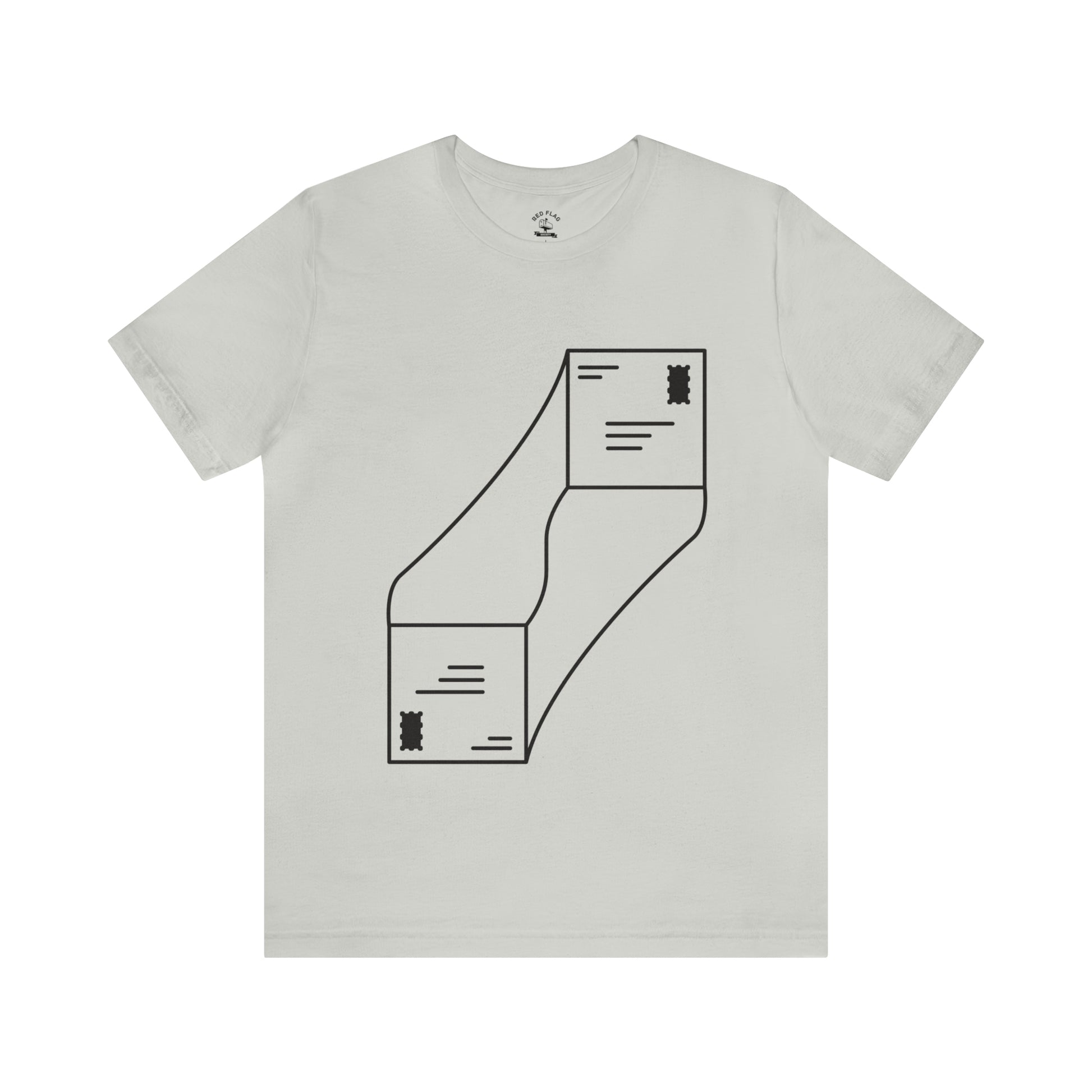 "abstract mail" - Short Sleeve Tee