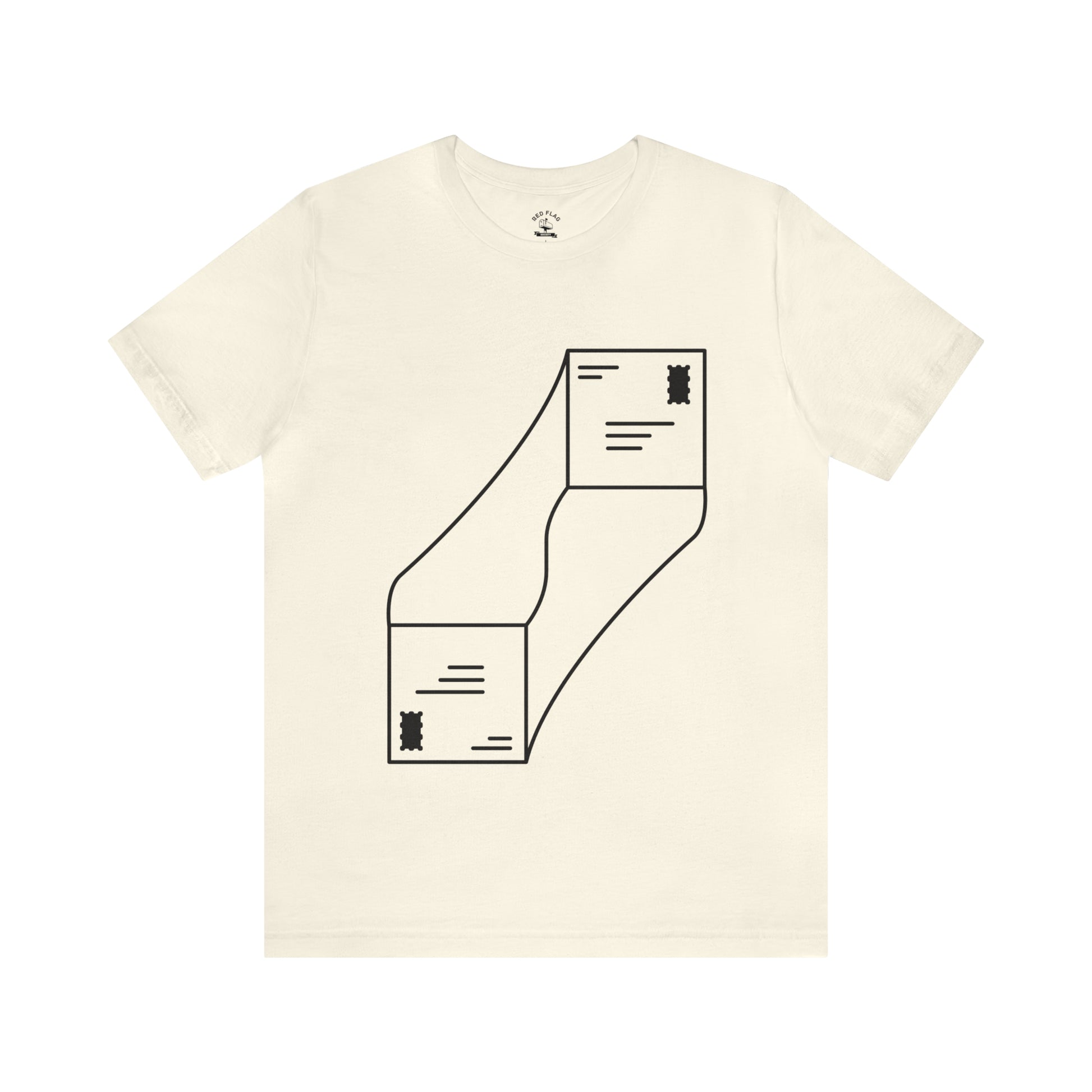 "abstract mail" - Short Sleeve Tee