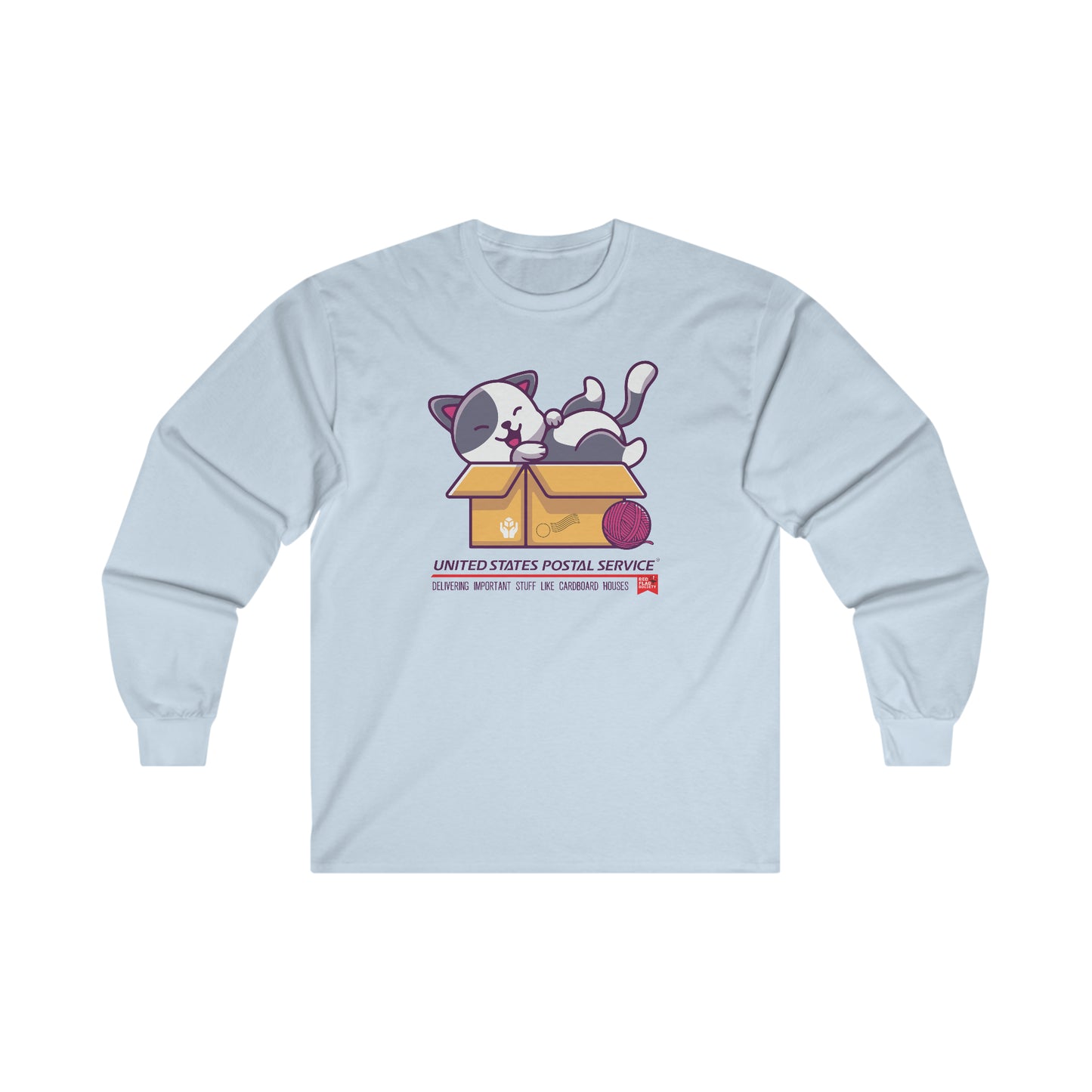 "Cat in the box" - Ultra Cotton Long Sleeve Tee