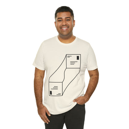 "abstract mail" - Short Sleeve Tee