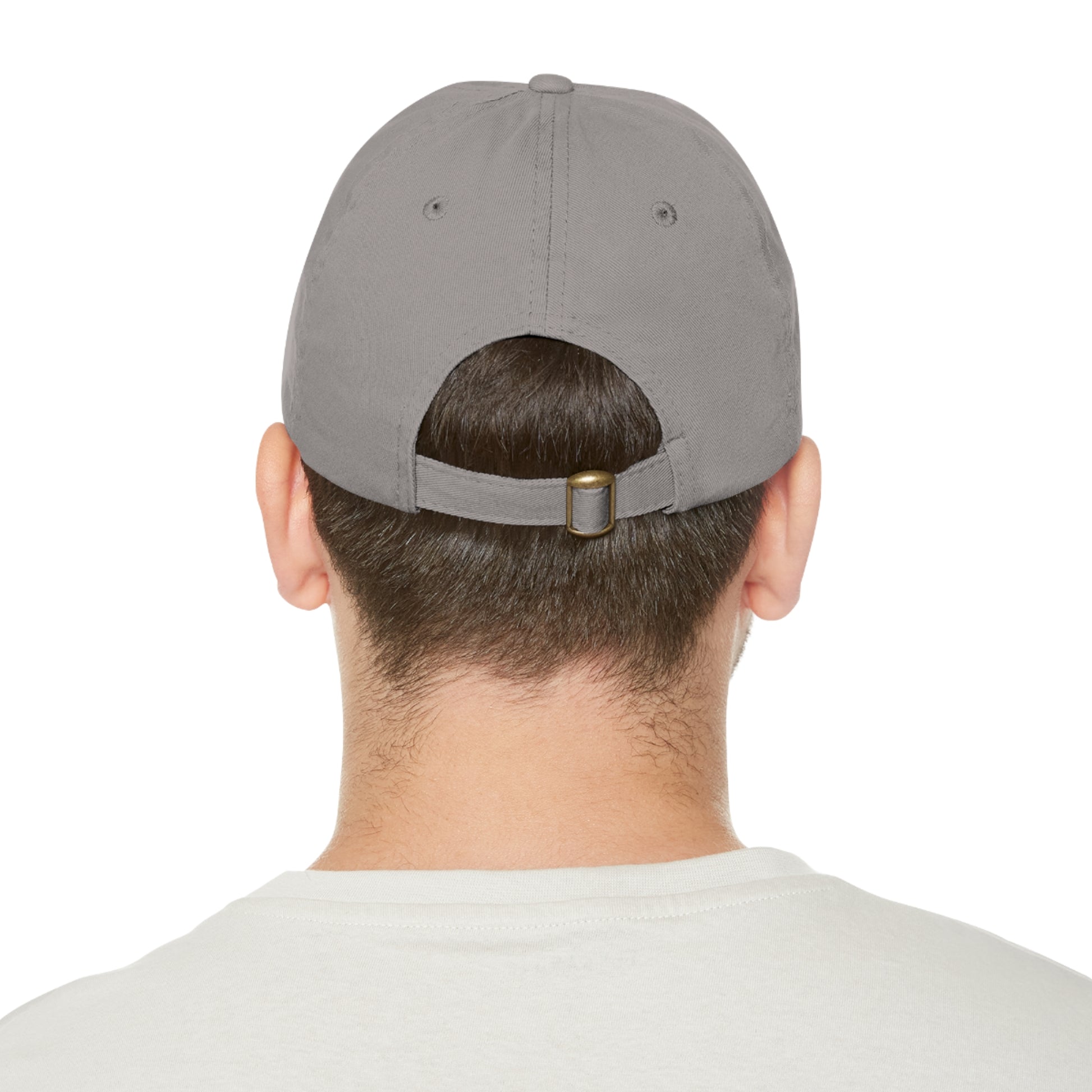 "Members" - Hat with Leather Patch (Round)