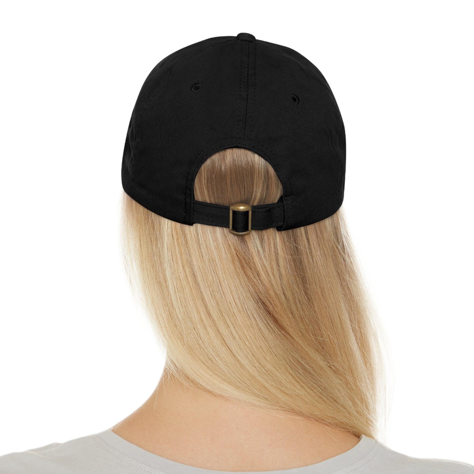 "Members" - Hat with Leather Patch (Round)