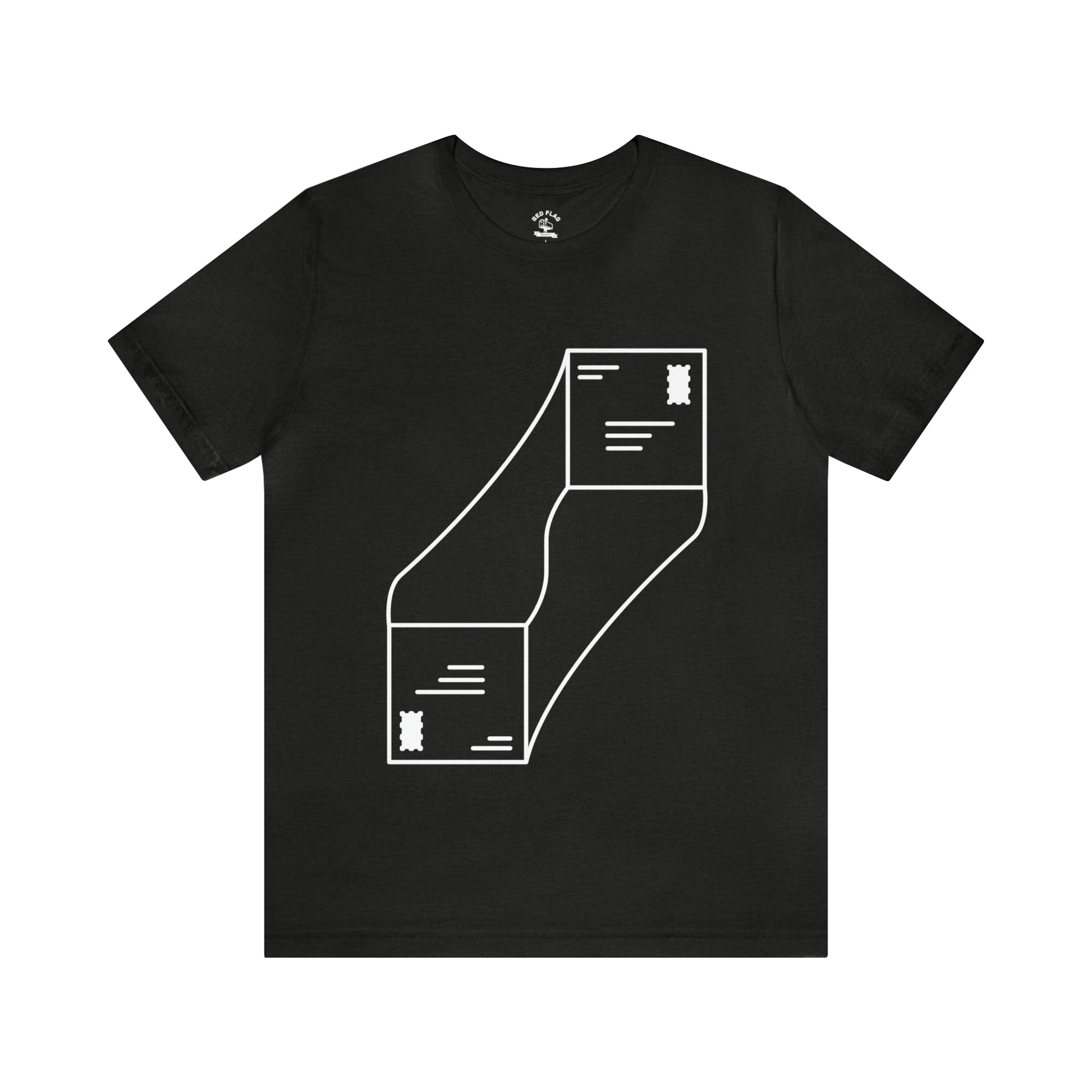 "abstract mail" - Short Sleeve Tee