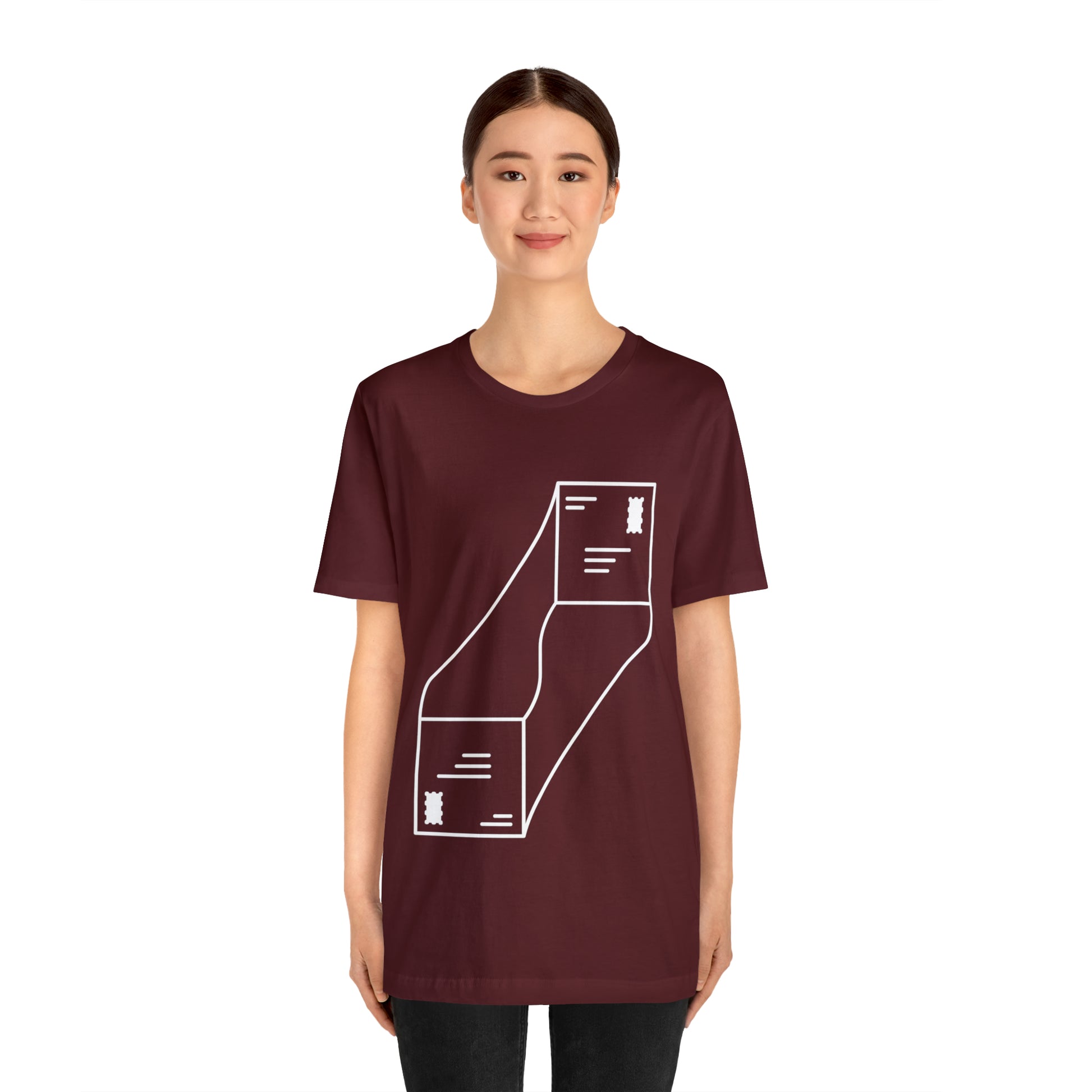 "abstract mail" - Short Sleeve Tee