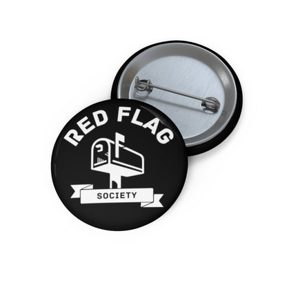 "Red Flag Society" - Button