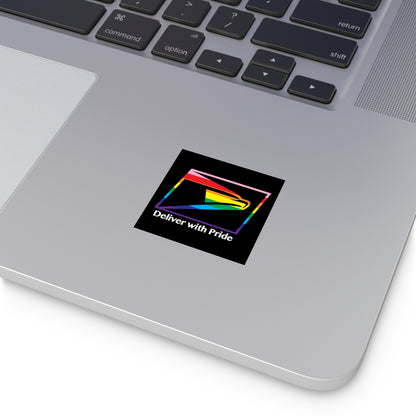 "With Pride" - Square Sticker, Indoor\Outdoor