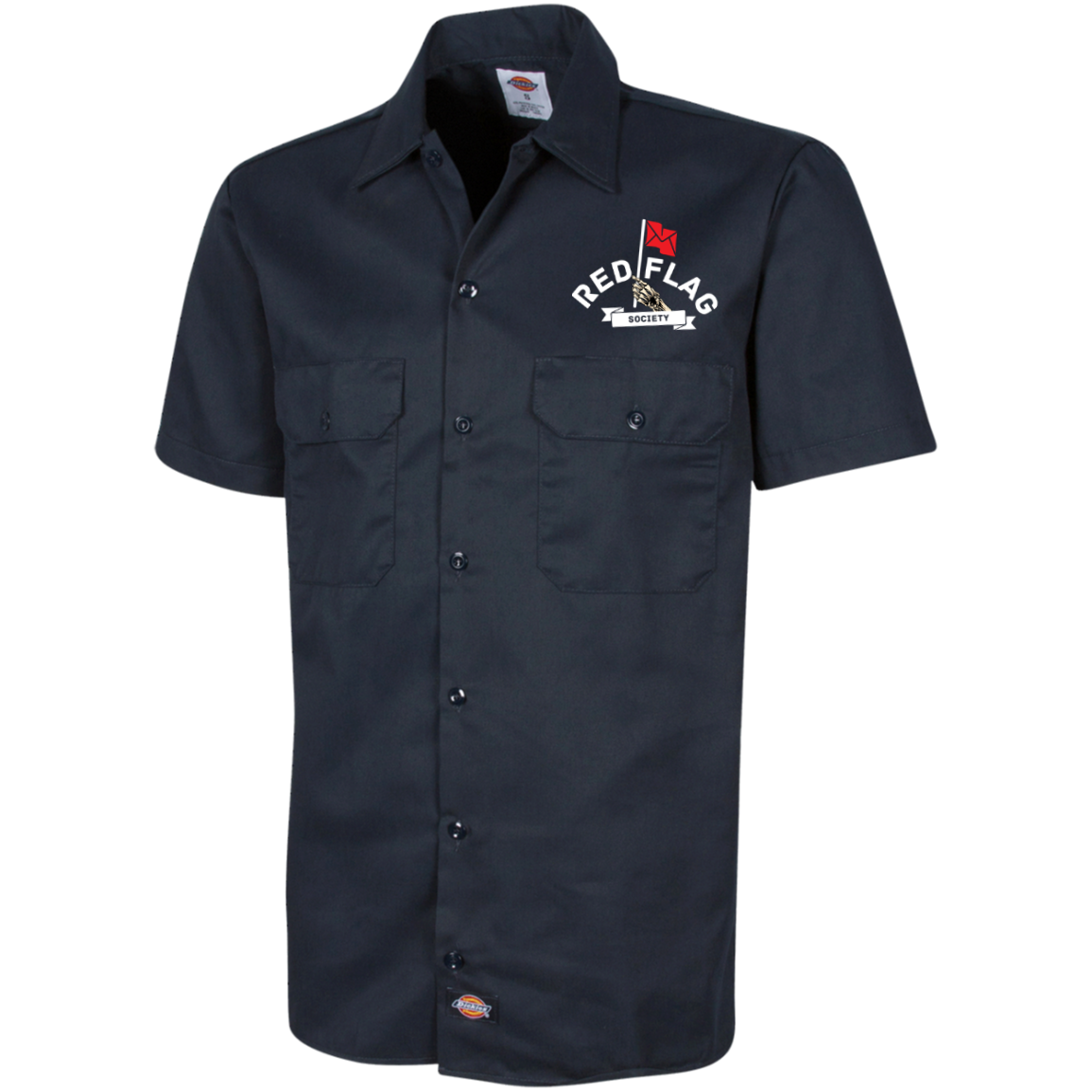 "Skelley" Dickies Button up work shirt