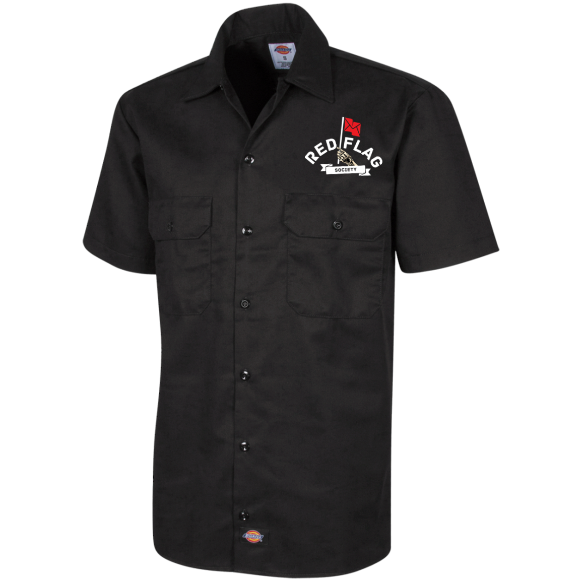 "Skelley" Dickies Button up work shirt